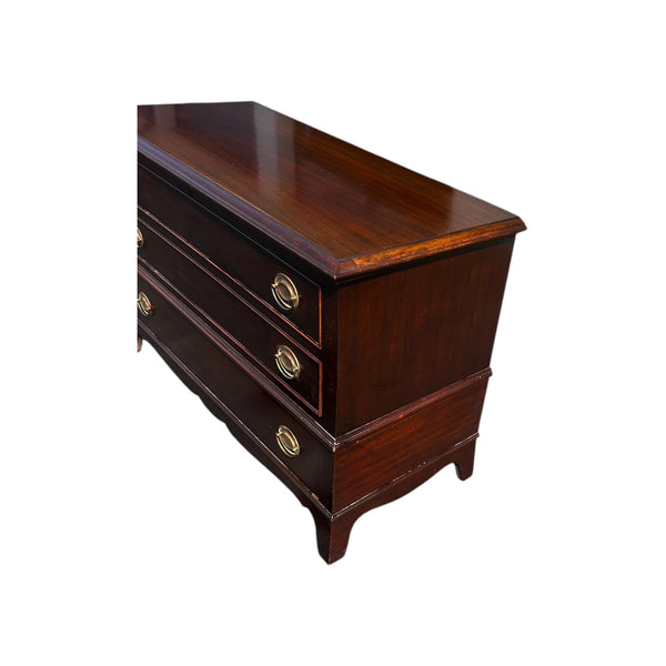 Lane Single Drawer Mahogany Cedar Lined Blanket Chest Hepplewhite
