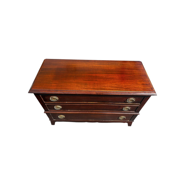 Lane Single Drawer Mahogany Cedar Lined Blanket Chest Hepplewhite