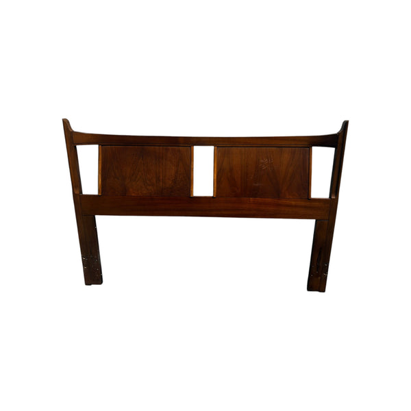 Kent Coffey Townhouse Walnut Queen Headboard