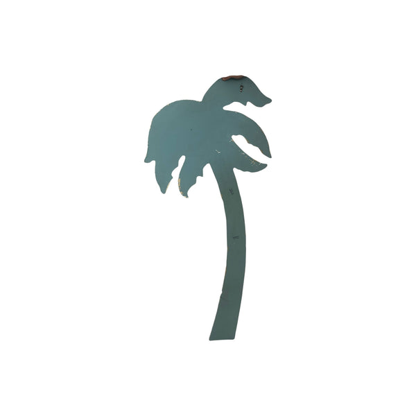 Vintage Postmodern Sculpted Coastal Florida Palm Tree Mirror 64.5"