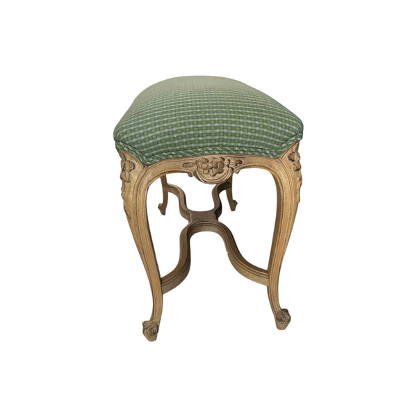 French Country Provincial Louis XV Style Bench
