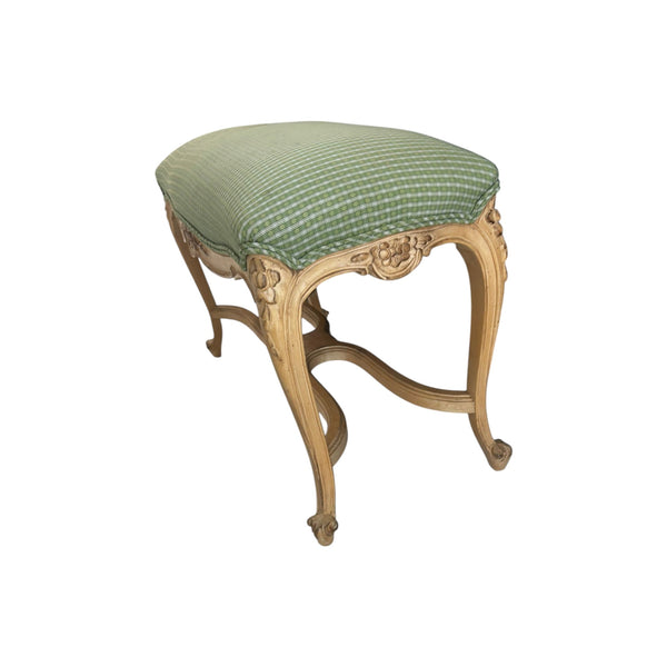 French Country Provincial Louis XV Style Bench