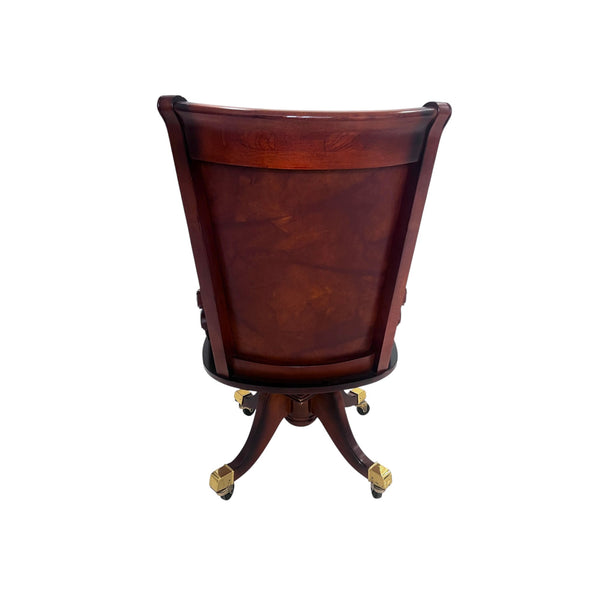 Pulaski Leather Swivel Office Chair with casters