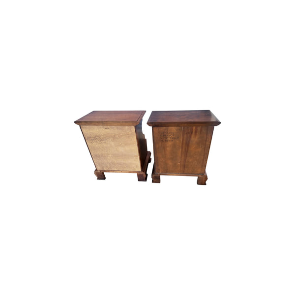 Ethan Allen Classic Manor Maple Nightstands a pair