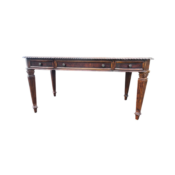 Hekman Old World Burl Wood & Walnut Ansley Rectangular Writing Desk