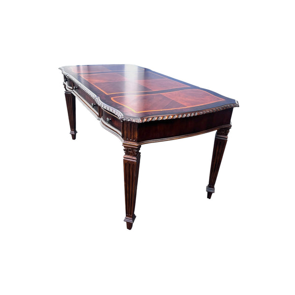 Hekman Old World Burl Wood & Walnut Ansley Rectangular Writing Desk