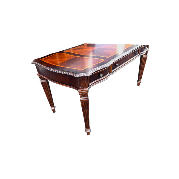 Hekman Old World Burl Wood & Walnut Ansley Rectangular Writing Desk