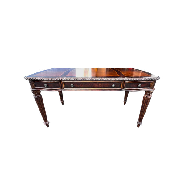 Hekman Old World Burl Wood & Walnut Ansley Rectangular Writing Desk