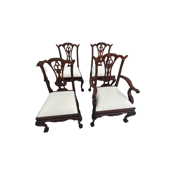 Set Of 8 MAITLAND SMITH Mahogany Dining Room Chairs