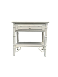 Thomasville Allegro Fretwork Faux Bamboo Nightstand