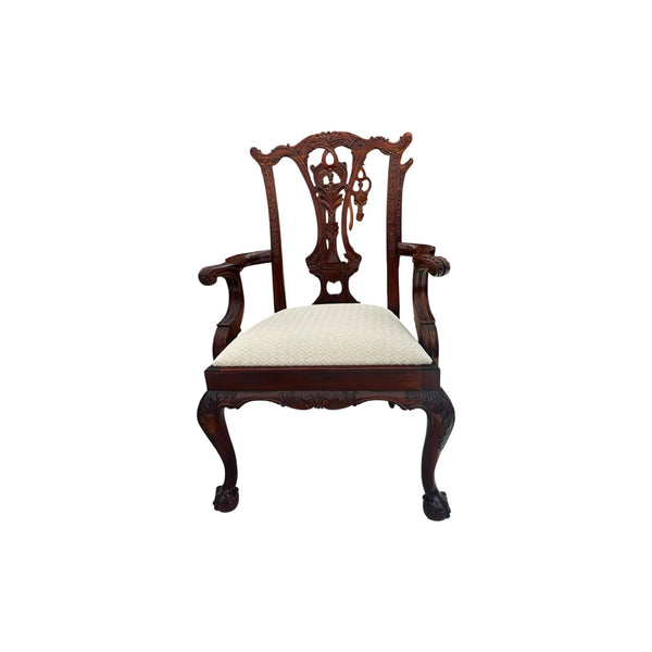 Set Of 8 MAITLAND SMITH Mahogany Dining Room Chairs