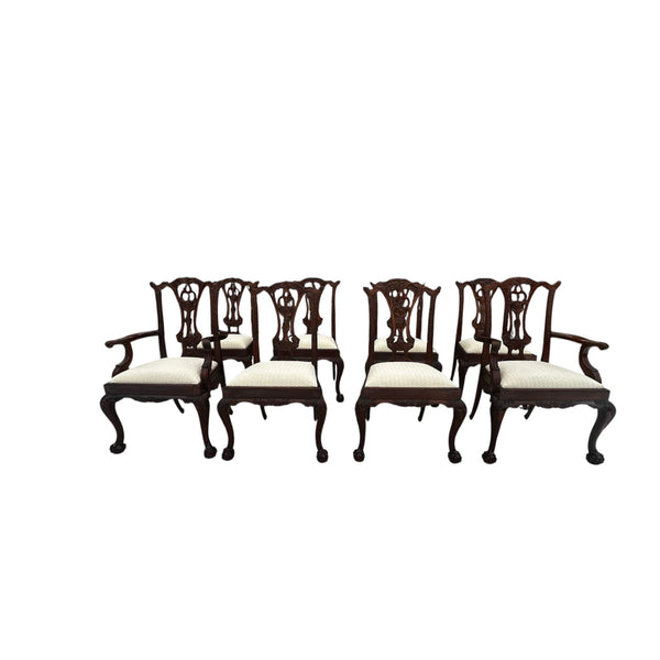 Set Of 8 MAITLAND SMITH Mahogany Dining Room Chairs