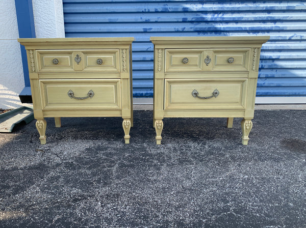 Dixie French Country Nightstands a Pair