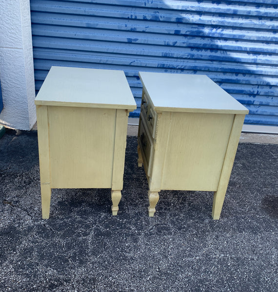 Dixie French Country Nightstands a Pair