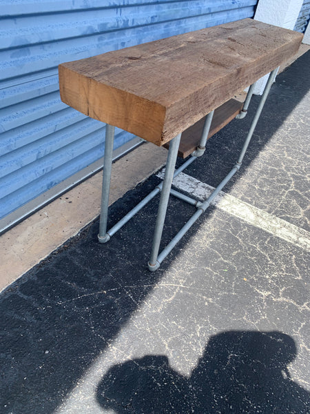 Vintage Industrial Foyer/ console table