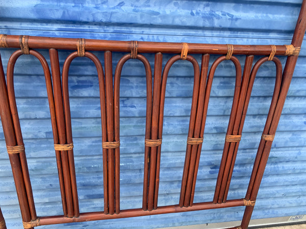 Pair of Vintage Bent Bamboo Twin Headboards