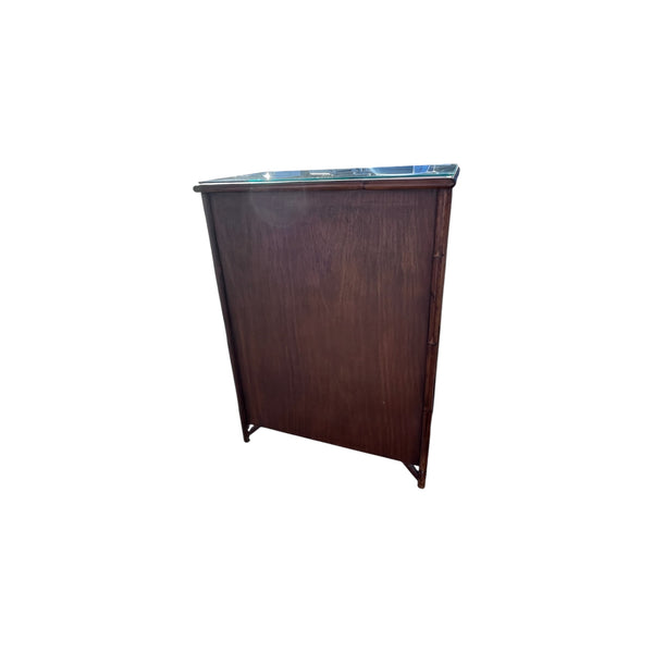 Vintage Coastal Split Reed Chest of Drawers