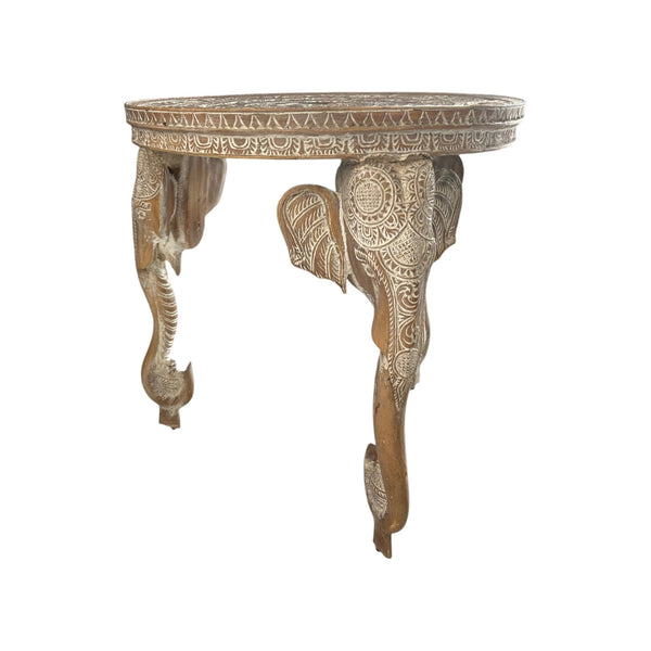 1970s Hollywood Regency Gampel Stoll Style Elephant Side table