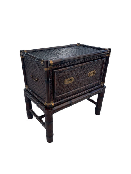 Ralph Lauren Rattan Bedside Table