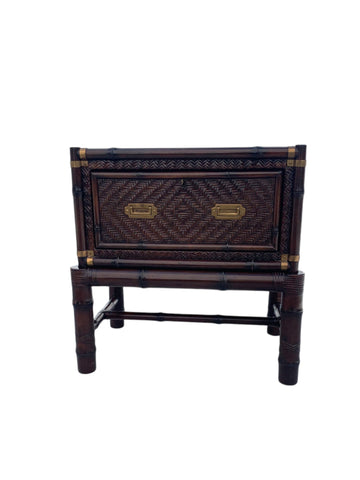 Ralph Lauren Rattan Bedside Table