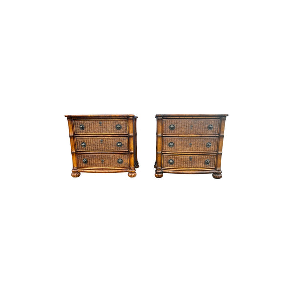 Tommy Bahama Lexington Island Breeze Collection Bamboo Nightstands