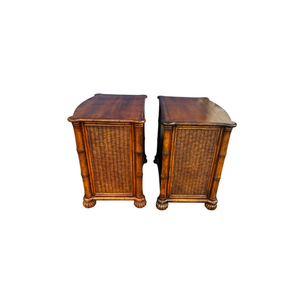 Tommy Bahama Lexington Island Breeze Collection Bamboo Nightstands