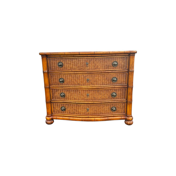 Tommy Bahama Lexington Island Breeze Collection Bamboo Wicker Chest 4 drawers