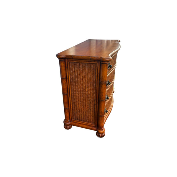 Tommy Bahama Lexington Island Breeze Collection Bamboo Wicker Chest 4 drawers