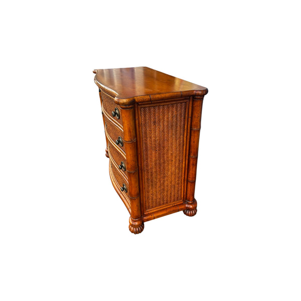 Tommy Bahama Lexington Island Breeze Collection Bamboo Wicker Chest 4 drawers