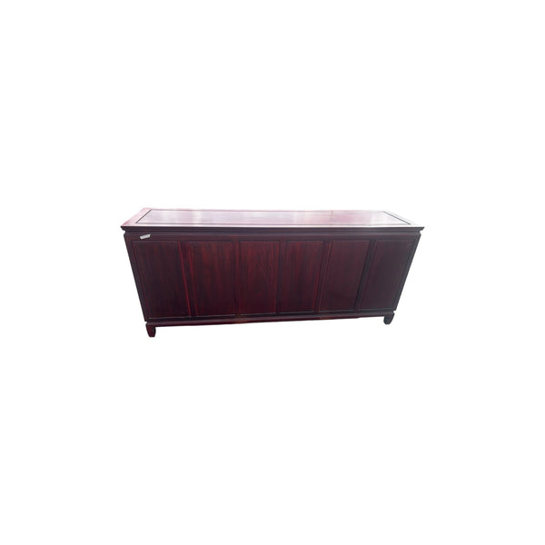 Vintage Solid Rosewood Credenza Cabinet Sideboard Oriental Dresser