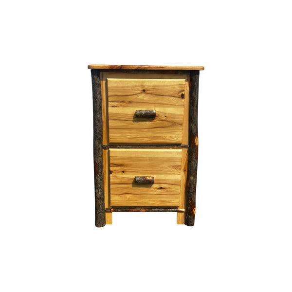 EZ Mountain Amish live edge Hickory wood File Cabinet