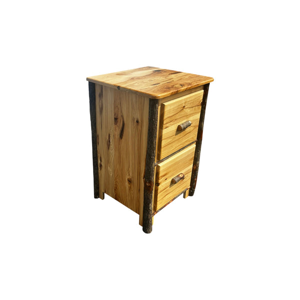 EZ Mountain Amish live edge Hickory wood File Cabinet