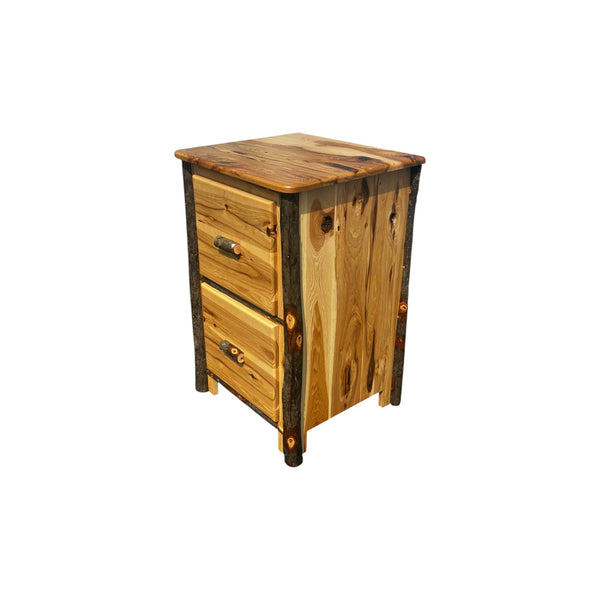 EZ Mountain Amish live edge Hickory wood File Cabinet