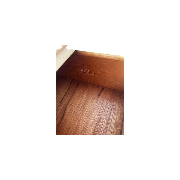 Dixie French Country 9 Drawers Farmhouse Shabby Chic Style Cream & Light Blue