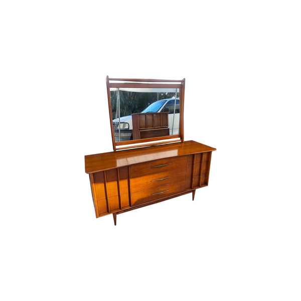 Kent Coffey Foreteller Mid century Dresser with Mirror