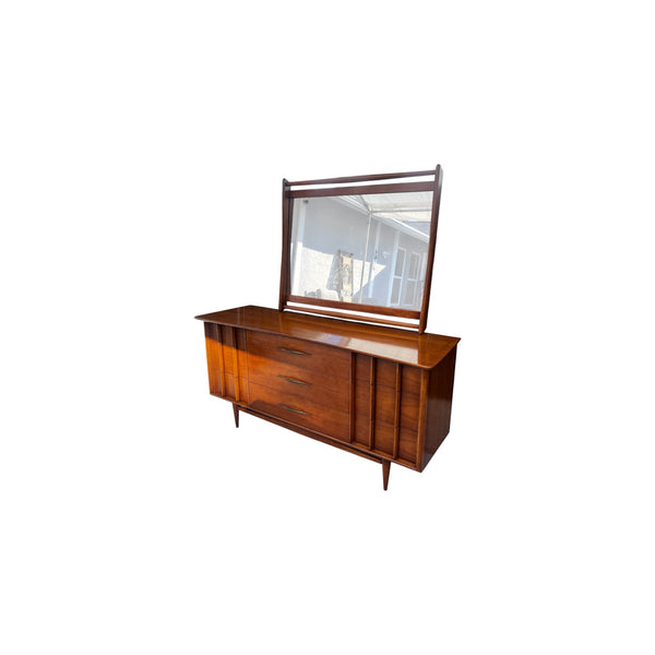 Kent Coffey Foreteller Mid century Dresser with Mirror