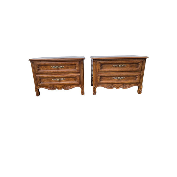 Drexel Heritage Cabernet Classics French Provincial Nightstands