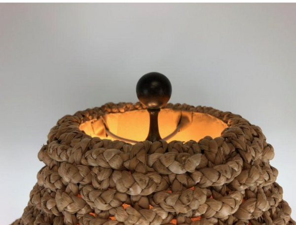 Vintage Maitland Smith Monkeys climbing Palm Tree Bronze Table Lamp Rare