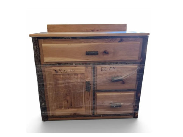 EZ Mountain Hickory Wood Amish Bathroom vanity 36"