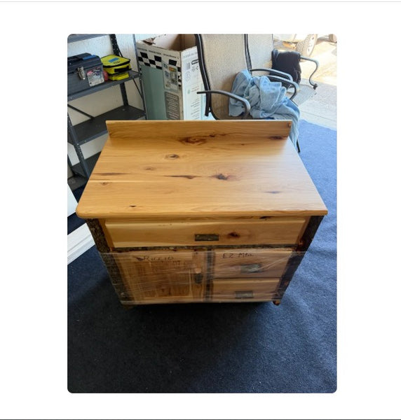 EZ Mountain Hickory Wood Amish Bathroom vanity 36"
