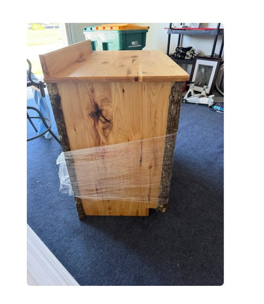 EZ Mountain Hickory Wood Amish Bathroom vanity 36"