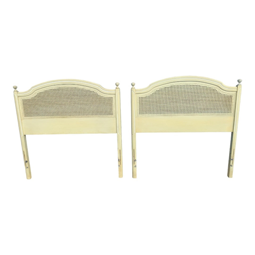 Henry Link Twin Size Headboards French Provincial with Cane