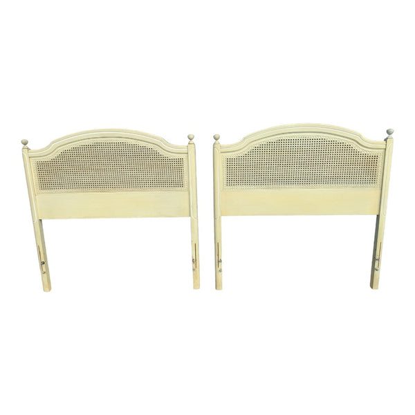 Henry Link Twin Size Headboards French Provincial with Cane