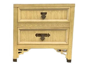 of Dixie Shangri-La Nightstand Chinoiserie Fretwork