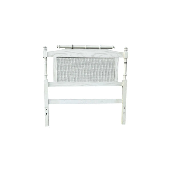 Set of 2 Faux Bamboo and Rattan Twin Headboards Henry Link Style