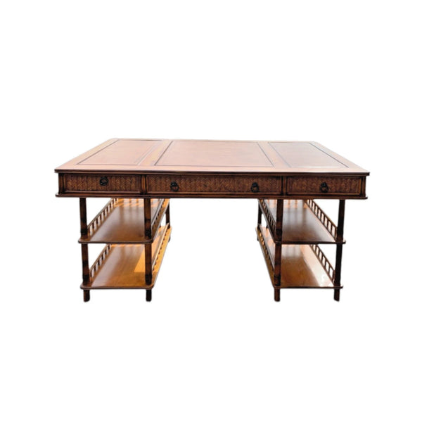 Tommy Bahama British Colonial Bamboo and Rattan Desk