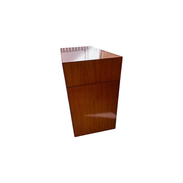Danish Modern Teak Drawer Wall Unit Floating Cabinets by HG Furniture
