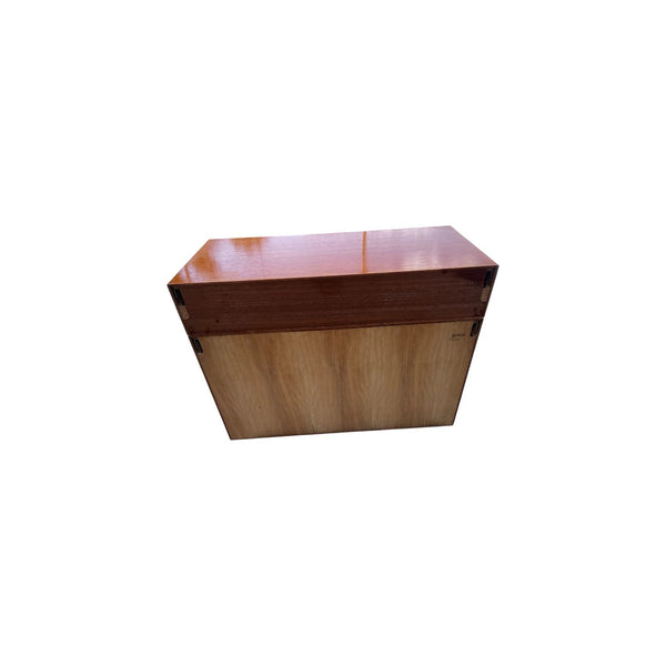 Danish Modern Teak Drawer Wall Unit Floating Cabinets by HG Furniture