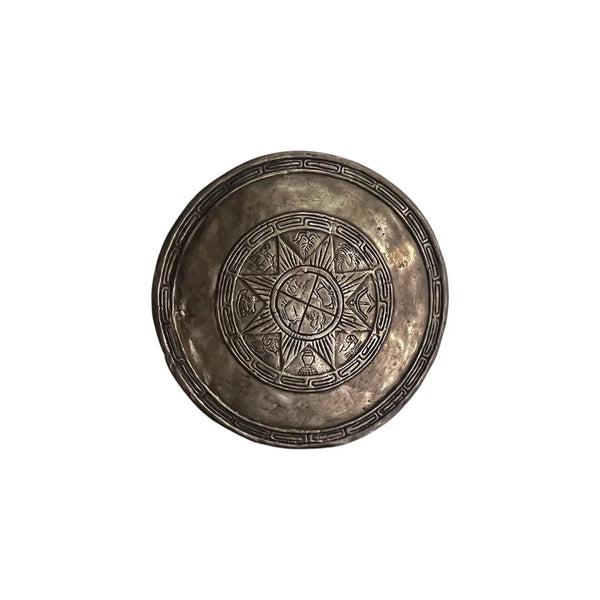 Bronze Rain Drum "Moko or Nekara Pejeng drum from Southeast Asia Heart Motif