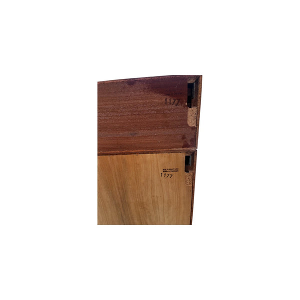 Danish Modern Teak Drawer Wall Unit Floating Cabinets by HG Furniture
